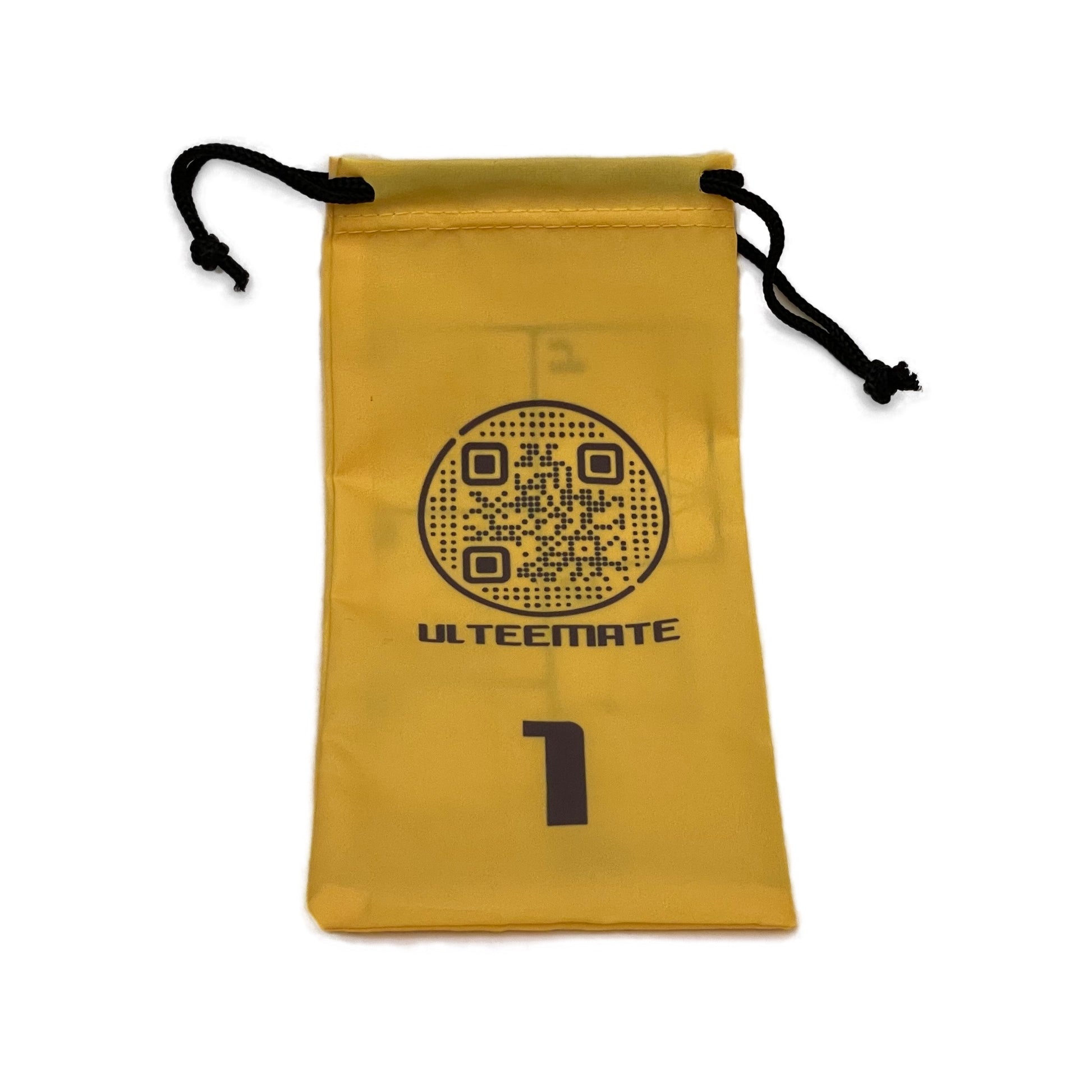 Golf Swing Training Aid Pouch Front with Ulteemate Logo and QR code